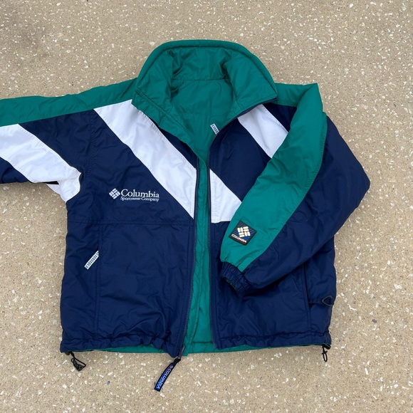 vintage reversible columbia jacket - Picture 1 of 4